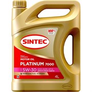 Моторное синтетическое масло SINTEC PLATINUM SAE 5W-30 API SL, ACEA A5/B5