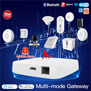 Шлюз MOES Multi-mode Gateway Bluetooth, LAN & Wi-Fi 2.4GHz, Wi-Fi 2.4GHz & ZigBee & BLE & Mesh, USB Белый