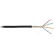 Одножильный внешний кабель NETLAN CCA-UU004-5E-PE-BK