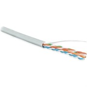 Одножильный кабель Hyperline UUTP4-C5E-S24-IN-PVC-GY-100