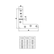 Плоский уголок Amig 943