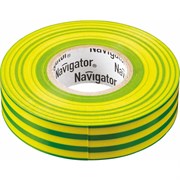 Изолента пвх Navigator NIT-A19-20/YG