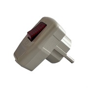 Угловая вилка с выключателем DORI 16702