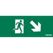 Пиктограмма для аварийно-эвакуационного светильника ip20 VARTON V1-R0-70354-21A01-2011