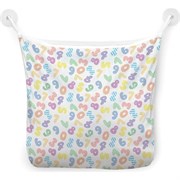 Настенная сетка-органайзер для ванной для игрушек JoyArty Геометрические цифры