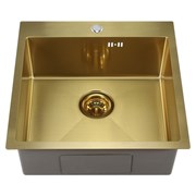 Квадратная врезная мойка Melana ProfLine