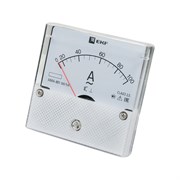 Аналоговый амперметр на панель EKF круглый вырез
