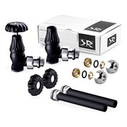 Комплект угловых вентилей SR Rubinetterie Floral Old Style