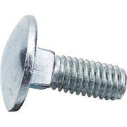 Мебельный болт МЕТИЗНЫЙ ДВОР 6x16, DIN 603, 100 шт.