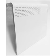 Металлический семисекционный радиаторный экран ВИЕНТО ЛЮКС