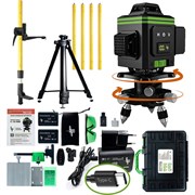 Профессиональный лазерный уровень LT штатив 3.6 м + тренога 1.5 м усиленная