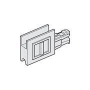 Пластиковая концевая заглушка Hafele Slido F-Line14 25A