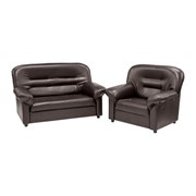 Кушетка Мягкий Офис с механизмом коричневый