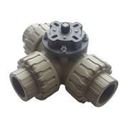 Трехходовой шаровой кран TECHNO 3032-PP