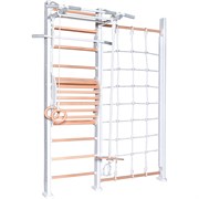 ДСК Perfetto Sport Scala in legno con rete 1 bianco-naturale