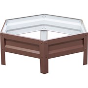 Оцинкованная клумба ООО «ТД «КАСКАД» К100К