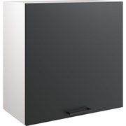 Навесной шкаф Атмосфера 60см Simple В600 Антрацит/ Белый