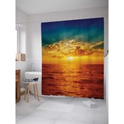 Шторка-занавеска для ванной JoyArty Солнце греет душу
