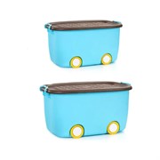 Большой набор ящиков для хранения Homium set2boxbig0001blue