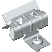 Балочный зажим УМС 2-7 мм с отгибом и винтом М6х9