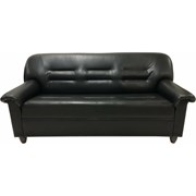 Трехместный кушетка Мягкий Офис с механизмом черный