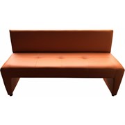 Трехместный диван Мягкий Офис оранжевый