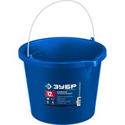 Усиленное пластиковое строительное ведро ЗУБР 06091-12