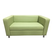 Двухместный диван Мягкий Офис салатовый