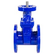 Обрезиненная клиновая задвижка для воды под электропривод DN.ru D040-00823