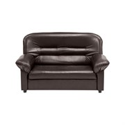 Двухместный диван Мягкий Офис коричневый