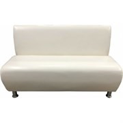 Двухместная секция дивана Мягкий Офис белая