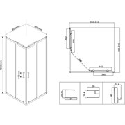 Душевой уголок VINCEA City