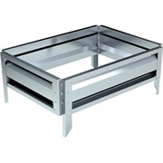 Готовая оцинкованная грядка на дачу Delta-Park GL