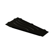 Полка RGW MT-11B/черная волна, металл 1,5 мм (правая)