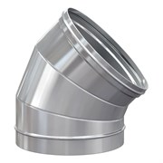 Отвод РОССТИН 45 градусов 250х0.8 мм; AISI 304