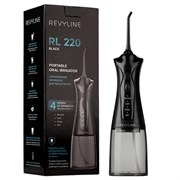 Ирригатор для полости рта REVYLINE RL 220, емкость резервуара 0,3 л, 2 насадки, черны, 7944