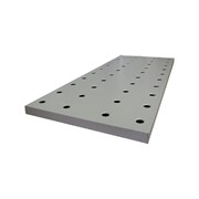Перфорированная полка ООО ФУРАМА СТФ 1000x400 мм, серая