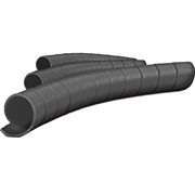 Защитная спираль для шлангов, рукавов и проводов Hydrosafe HS30BLK25