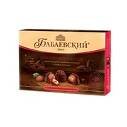 Набор конфет БАБАЕВСКИЙ "Dark Cream Collection" с фундуком и дробленым миндалем, 200 г., ББ12694