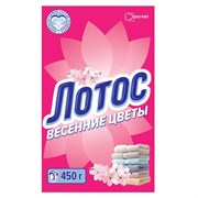 Стиральный порошок универсальный для всех типов белья 450г ЛОТОС "Весенние цветы", МИ, 00000061