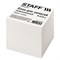 Блок для записей STAFF непроклеенный, куб 8х8х8 см, белый, белизна 70-80%, 111981 - фото 11001196