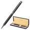 Ручка подарочная шариковая GALANT "Olympic Chrome", корпус хром с черным, хромированные детали, пишущий узел 0,7 мм, синяя, 140614 - фото 11018951