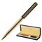 Ручка подарочная шариковая GALANT "Black Melbourne", корпус золотистый с черным, золотистые детали, пишущий узел 0,7 мм, синяя, 141356 - фото 11019971