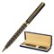 Ручка подарочная шариковая GALANT "Klondike", корпус черный с золотистым, золотистые детали, пишущий узел 0,7 мм, синяя, 141357 - фото 11019983