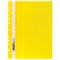 Скоросшиватель пластиковый с перфорацией BRAUBERG, А4, 140/180 мкм, желтый, 226587 - фото 11057112