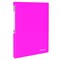 Папка 20 вкладышей BRAUBERG "Neon", 16 мм, неоновая розовая, 700 мкм, 227450 - фото 11059409