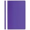 Скоросшиватель пластиковый STAFF, А4, 100/120 мкм, фиолетовый, 229237 - фото 11066586
