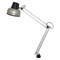 Настольная лампа светильник Бета на струбцине, цоколь Е27, серебро - фото 11074109