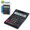 Калькулятор настольный CASIO GR-12-W (209х155 мм), 12 разрядов, двойное питание, черный, европодвес, GR-12-W-EP - фото 11080566