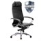 Кресло офисное МЕТТА "SAMURAI" K-1.04, экокожа, черное - фото 11112420